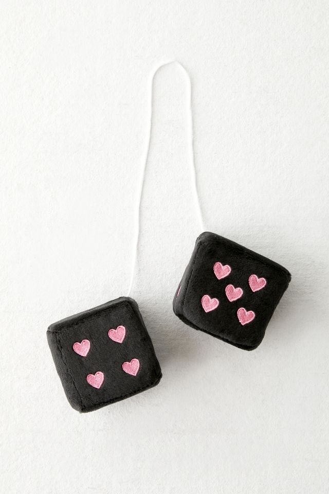 Bella Doña Hanging Fuzzy Heart Dice #1