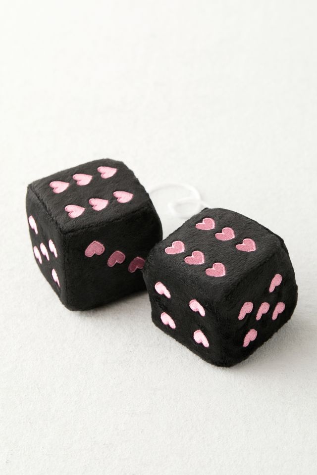 Bella Doña Hanging Fuzzy Heart Dice #2