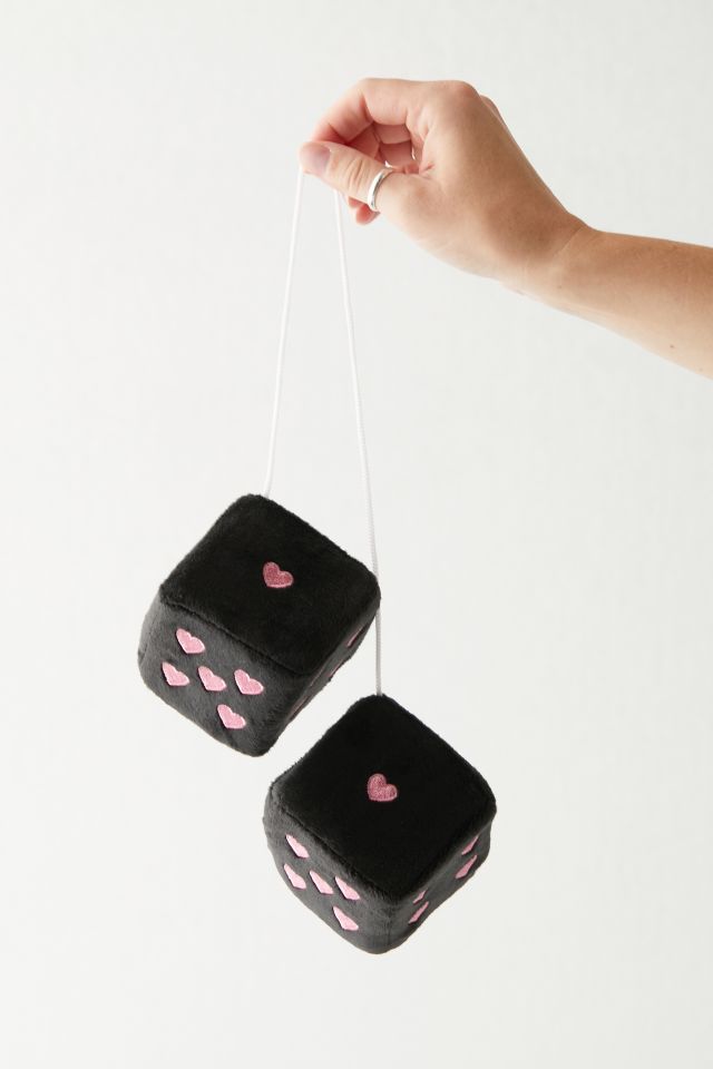 Bella Doña Hanging Fuzzy Heart Dice #3