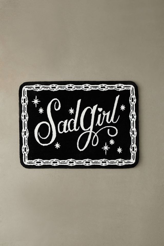 Bella Doña Sad Girl Chainlink Rug #1