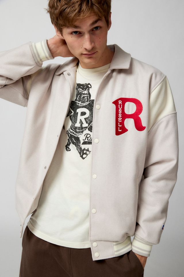 Russell Athletic UO Exclusive Remington Varsity Jacket | Urban Outfitters