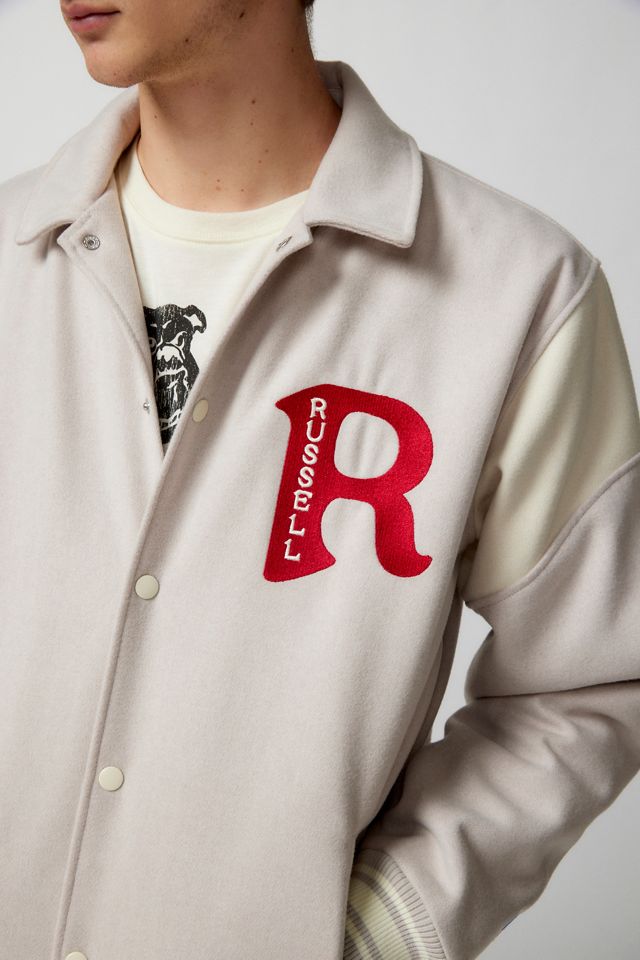 Russell Athletic UO Exclusive Remington Varsity Jacket | Urban Outfitters