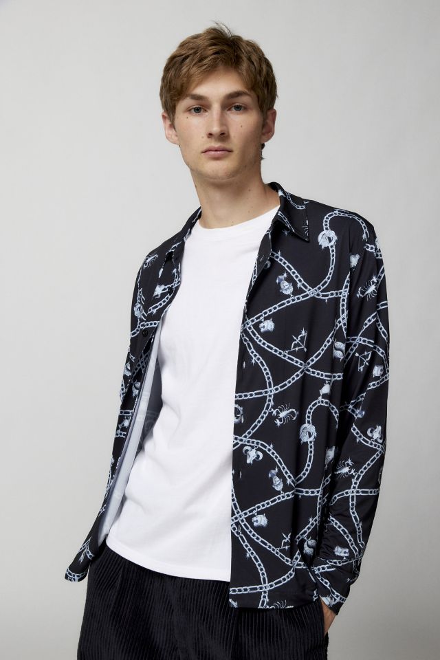 Chemise en Satin Zodiac Jay UO #2