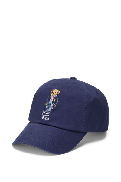POLO RALPH LAUREN BEAR CAP IN NAVY, MEN'S AT URBAN OUTFITTERS