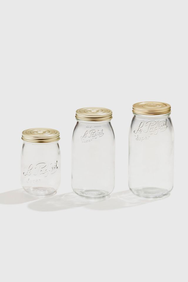 Le Parfait French Glass Screw Top Storage Jar Set #4
