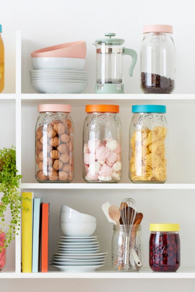 Le Parfait French Glass Screw Top Storage Jar Set in Mixed at Urban Outfitters
