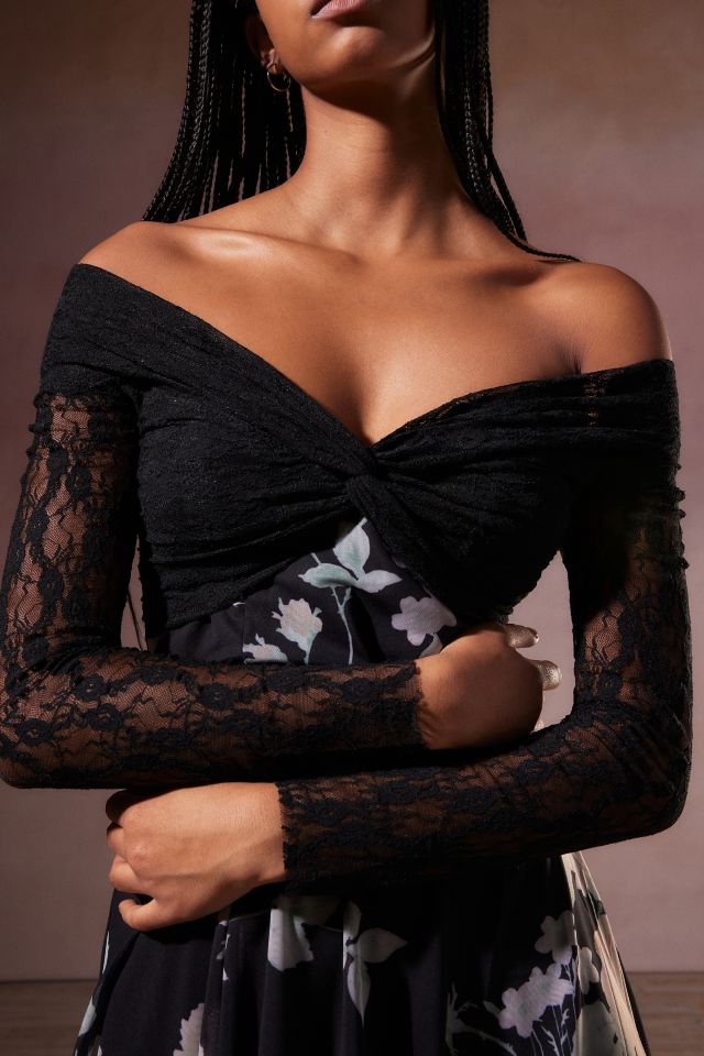 Kimchi Blue Sydney Off-The-Shoulder Mini Dress #1