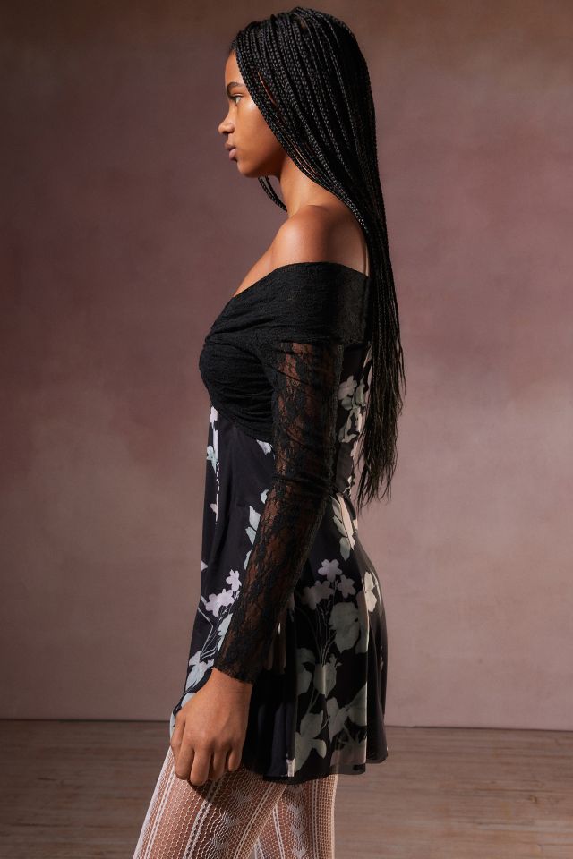 Kimchi Blue Sydney Off-The-Shoulder Mini Dress #2