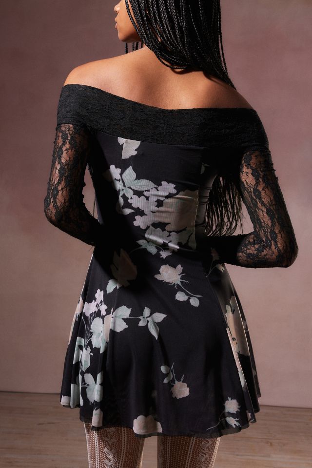 Kimchi Blue Sydney Off-The-Shoulder Mini Dress #3