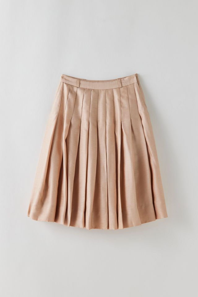 Vintage Pleated Midi Skirt | Urban Outfitters Canada