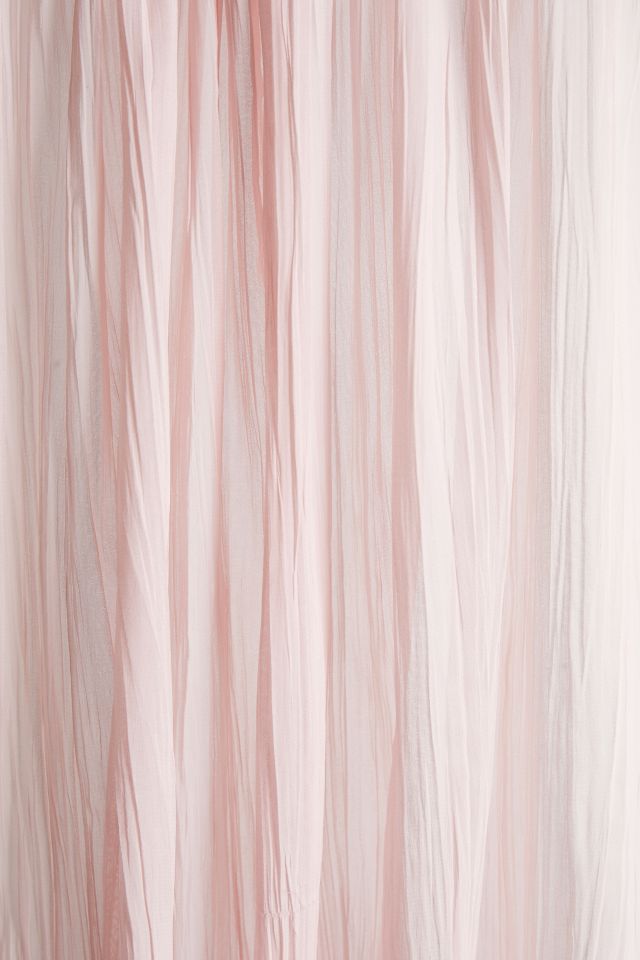 Crinkle Chiffon Café Curtain Set #3