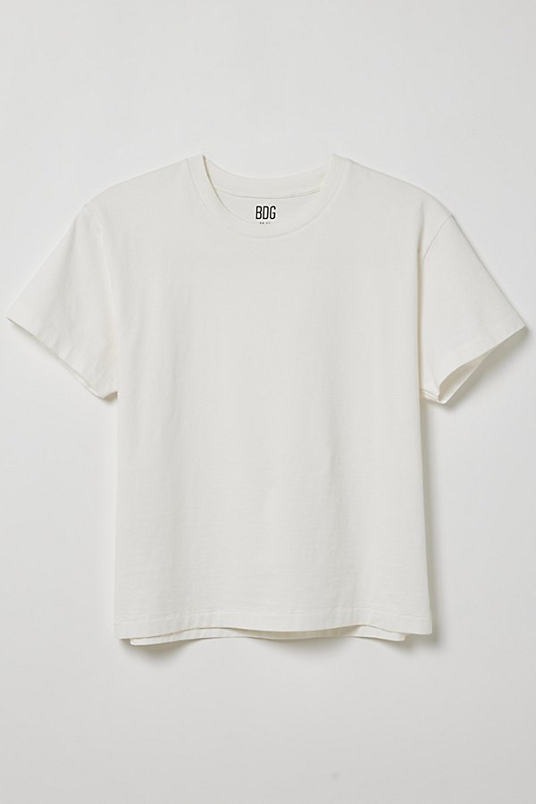 Bdg Bonfire Tee In White, Men's At Urban Outfitters