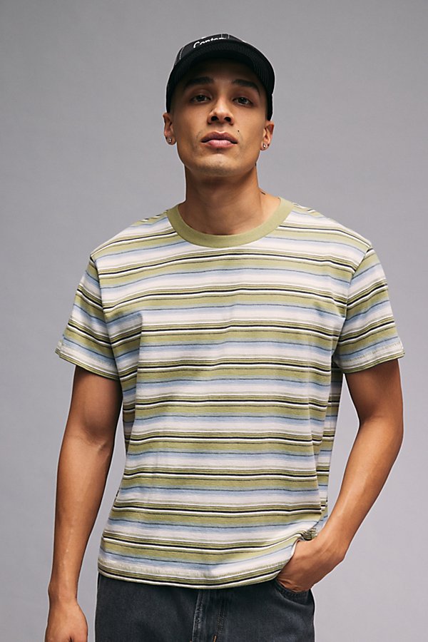 Bdg Bonfire Tee In Green, Men's At Urban Outfitters