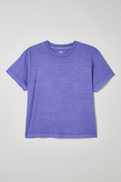 Bdg Bonfire Cotton Tee In Purple, Men's At Urban Outfitters