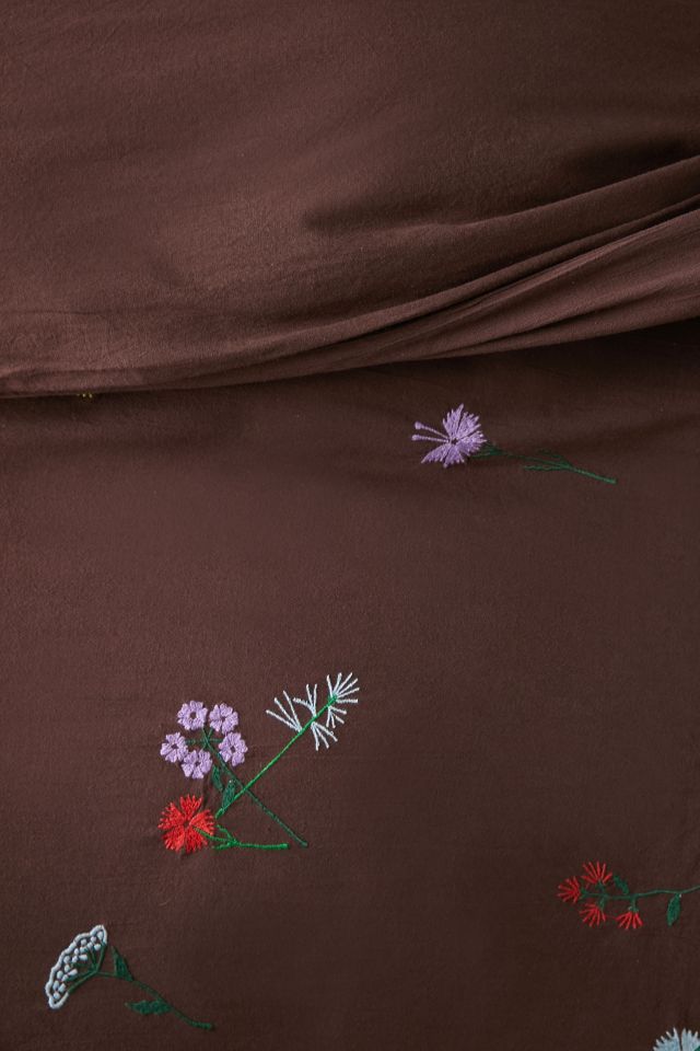 Sleepy Cats Embroidered Duvet Cover