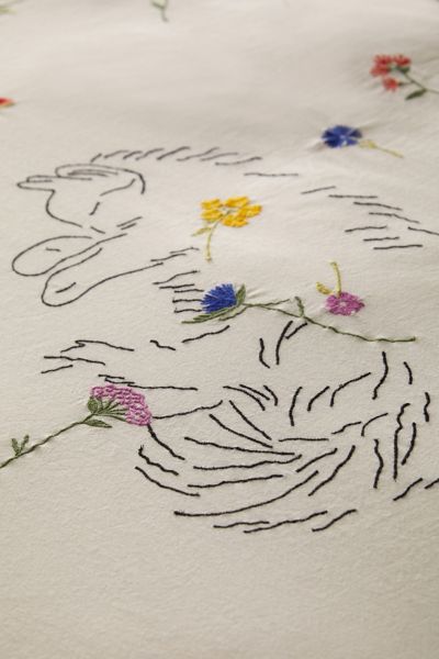 Sleepy Cats Embroidered Duvet Cover