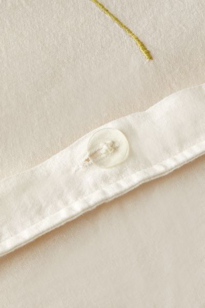Sleepy Cats Embroidered Duvet Cover