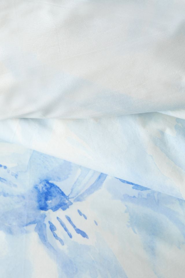 Cat Face Breezy Cotton Percale Duvet Cover #2
