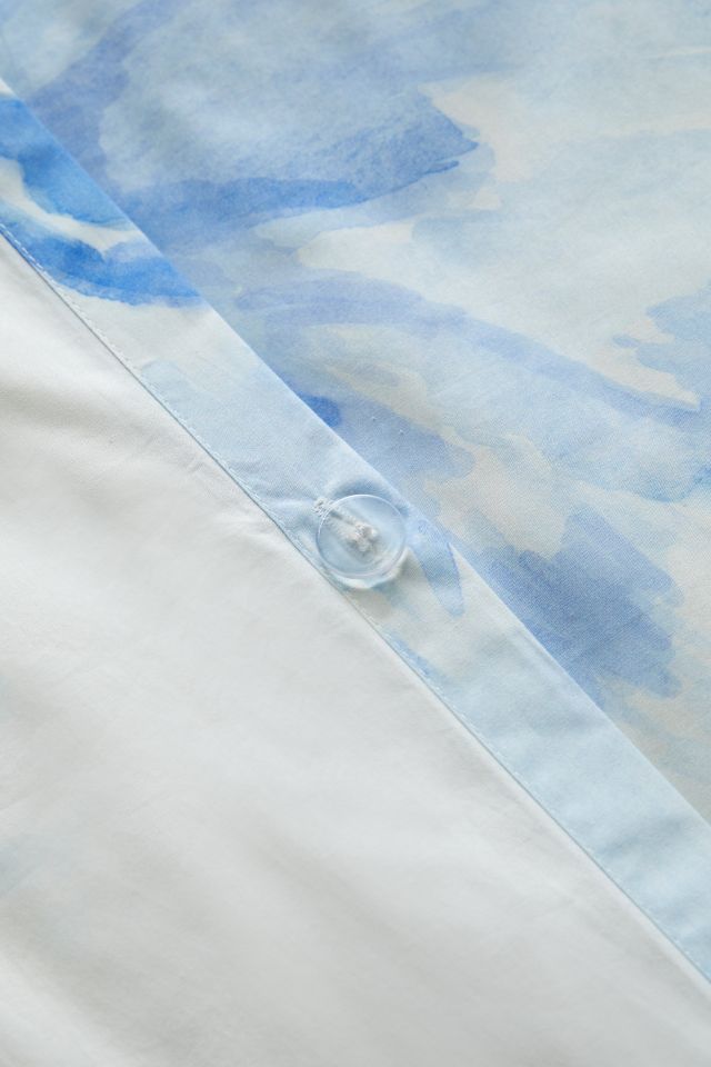 Cat Face Breezy Cotton Percale Duvet Cover #4