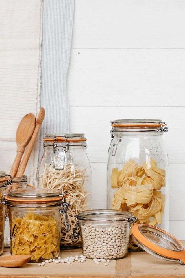 Le Parfait French Glass Screw Top Storage Jar Set in Mixed at Urban Outfitters