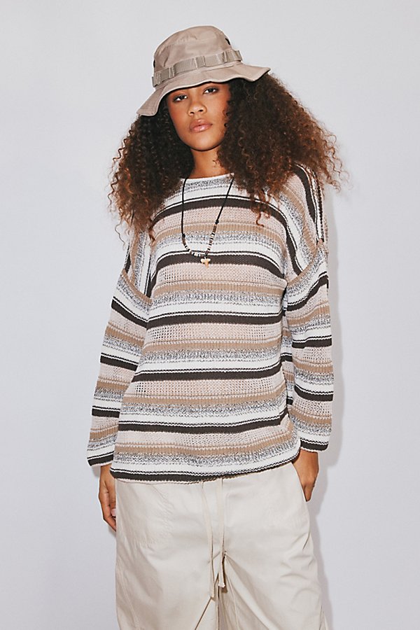Bdg Reece Oversized Pullover Sweater In Neutral At Urban Outfitters