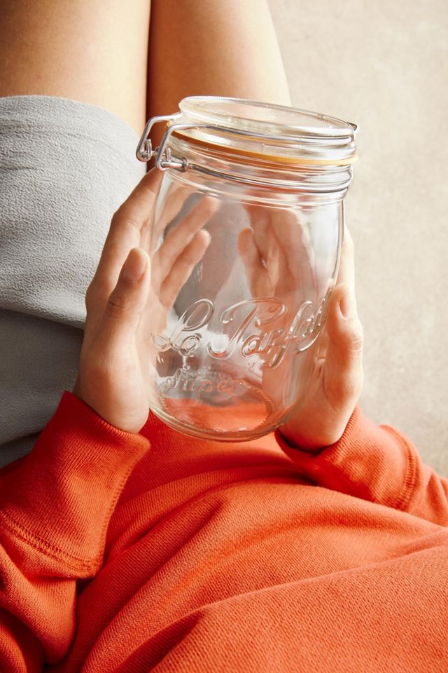 Le Parfait 3L Clear Glass Jar Set with Airtight Seal