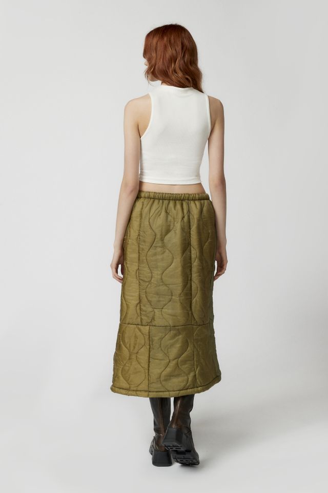 Urban Renewal Remade Quilted Liner Maxi Skirt