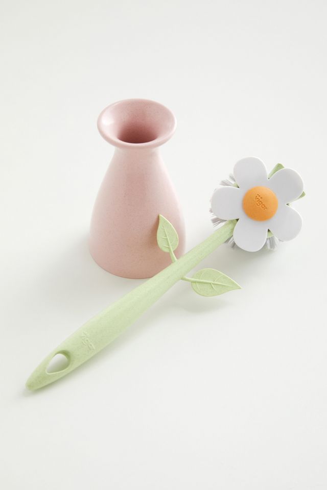 Daisy Dish Brush & Vase Set #3