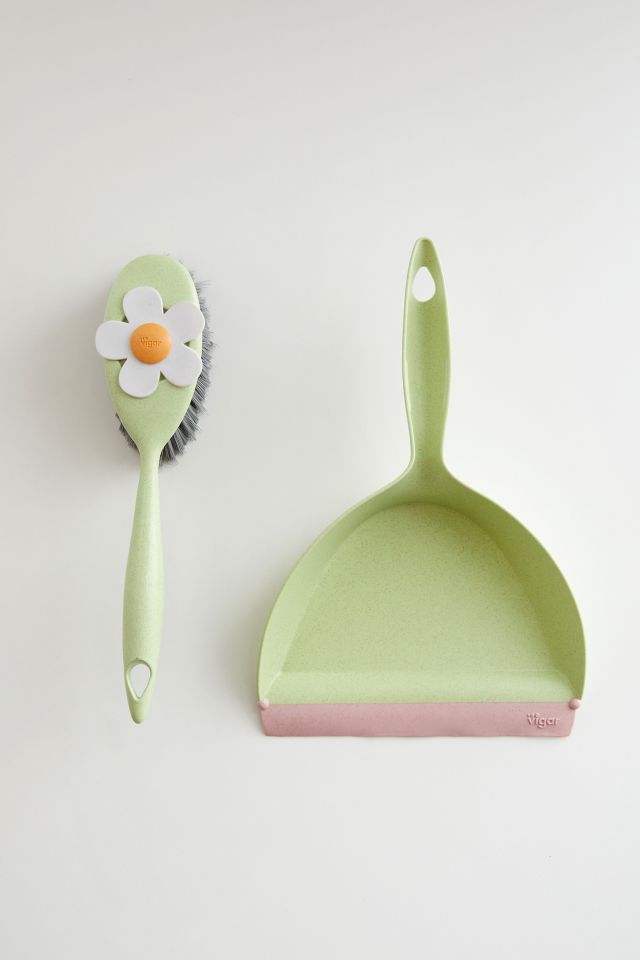 Daisy Dust Pan & Broom Set #2