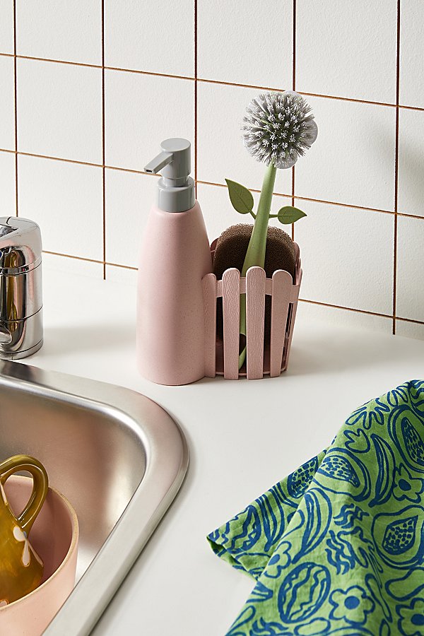 Urban Outfitters Daisy Sink Caddy Set In Pink At  In Green