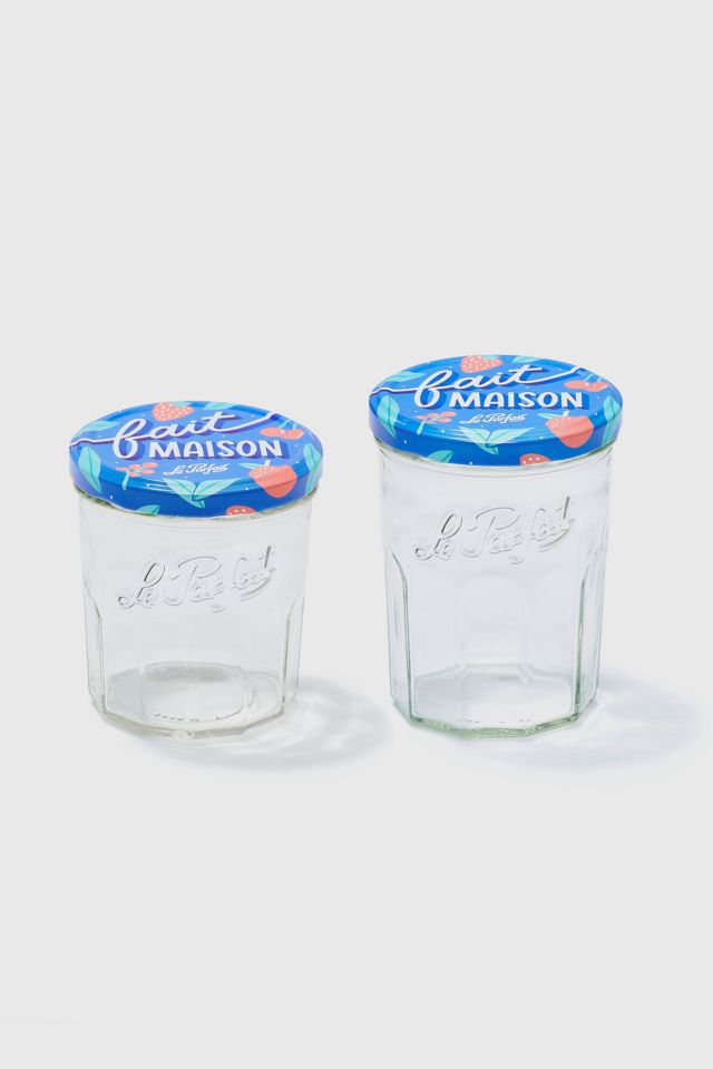 Le Parfait French Glass Screw Top Storage Jar Set in Mixed at Urban Outfitters