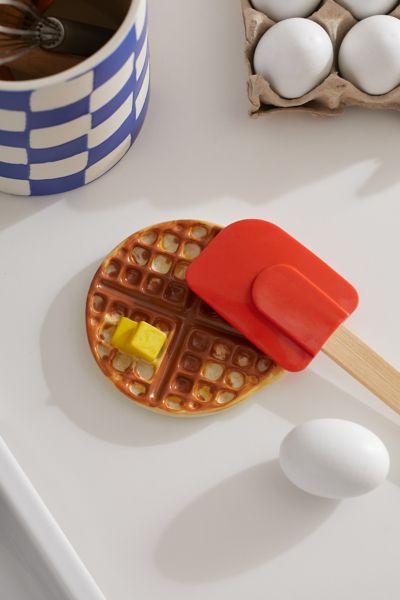 Urban Outfitters Waffle Spoon Rest In Brown At