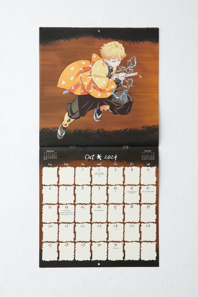 2024 Demon Slayer Wall Calendar