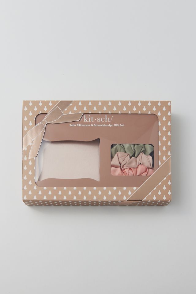 KITSCH Satin Pillowcase & Scrunchie 4-Piece Gift Set #1