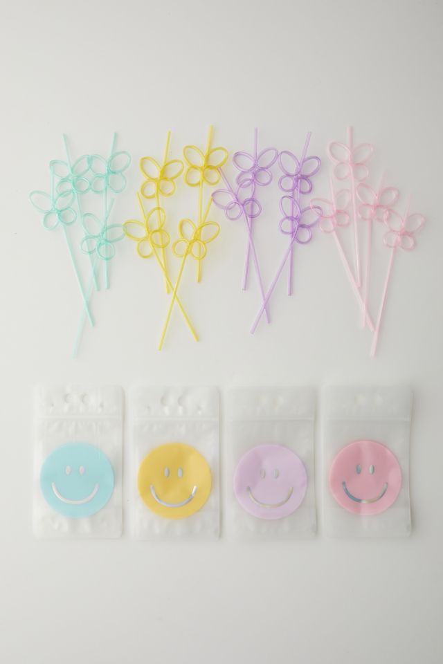 xo, Fetti Drink Pouch & Straw Set #2