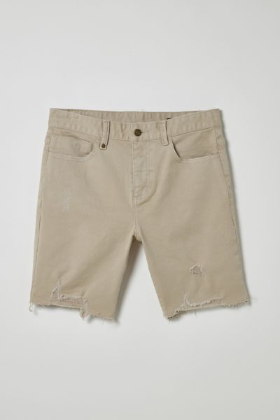 Tan 2024 denim shorts