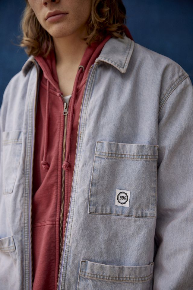 BDG Oversized Denim Zip Chore Coat #5