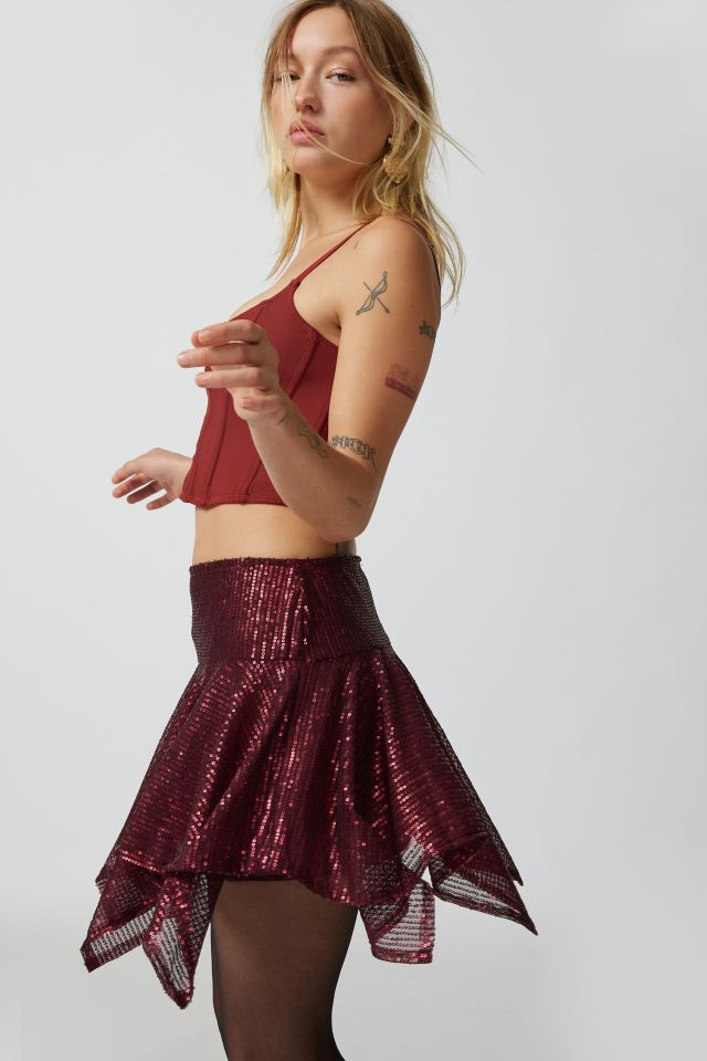 Motel Helga Mini Skirt Urban Outfitters