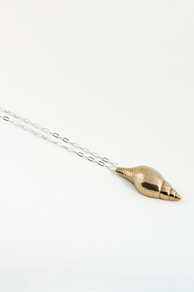 Soft Blonde Whorl Necklace #2