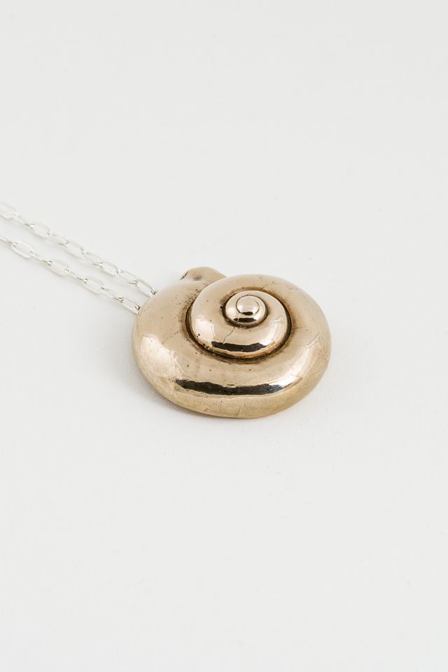 Soft Blonde Spiral Necklace #2