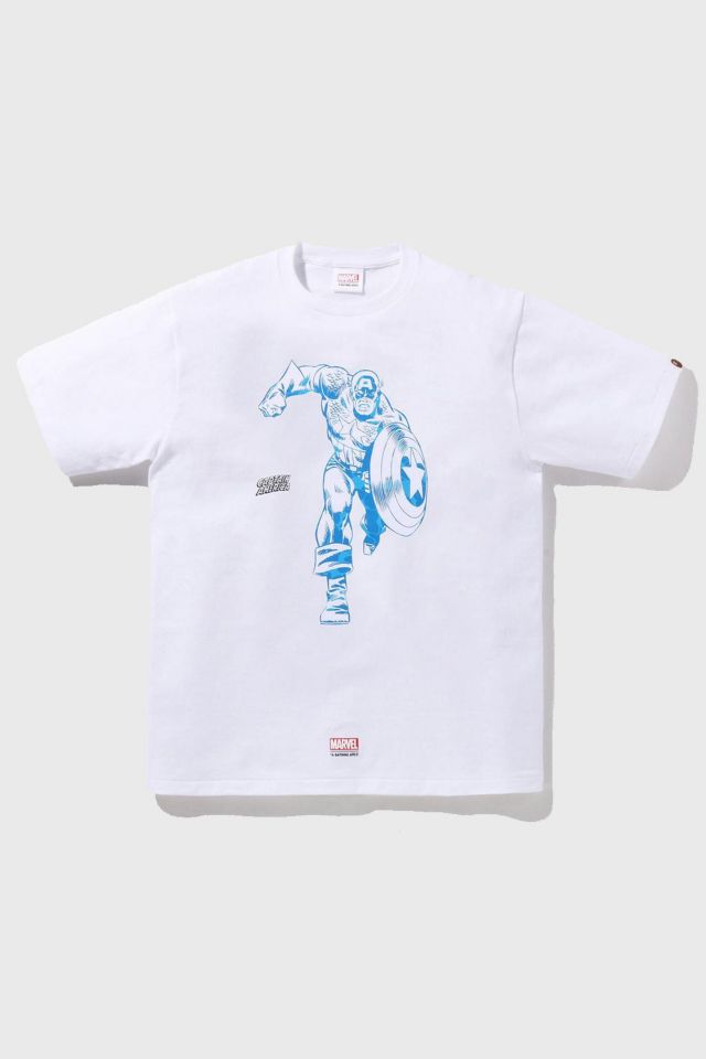 BAPE x Marvel Comics Captain America T-Shirt | Urban Outfitters