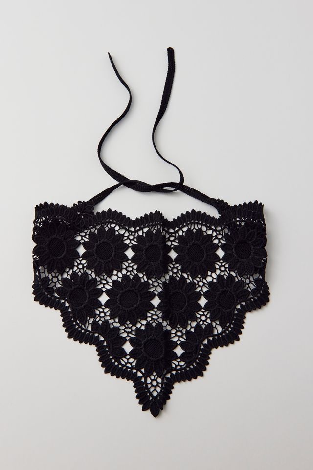 Floral Crochet Headscarf Urban Outfitters
