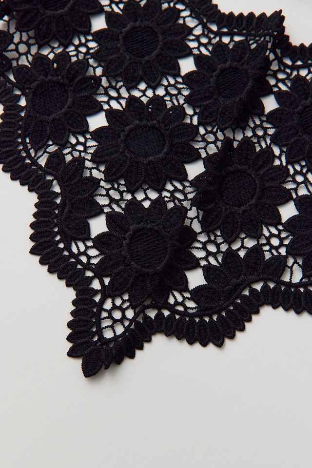 Floral Crochet Headscarf Urban Outfitters