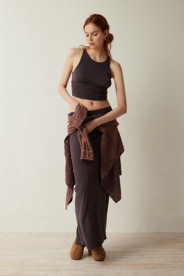 Out From Under Arlo Ruched Cropped Top #1