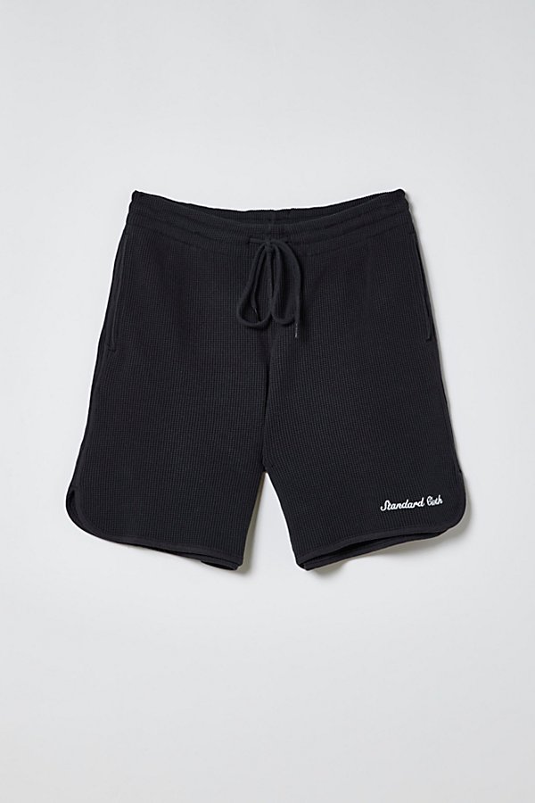 Standard Cloth Thermal Athletic Short In Black, Men's At Urban Outfitters