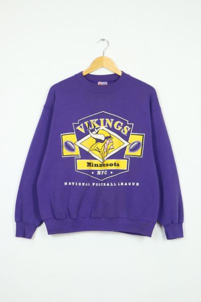 Urban Outfitters Vintage Champion Minnesota Vikings Pro Line Crew Neck  Sweatshirt in Gray for Men