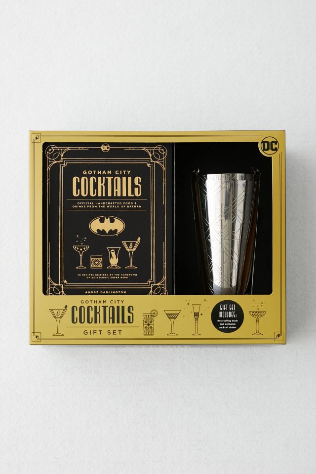 Gotham City Cocktails Gift Set: Official Handcrafted Food & Drinks From the World of Batman [Book]