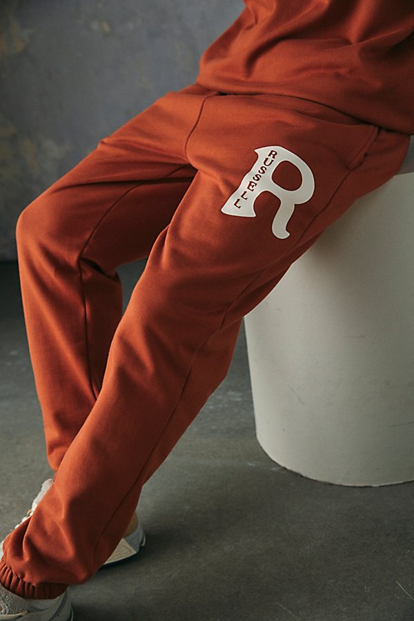 Russell Athletic Uo Exclusive Remington Sweatpant In Rust, Men's At Urban Outfitters