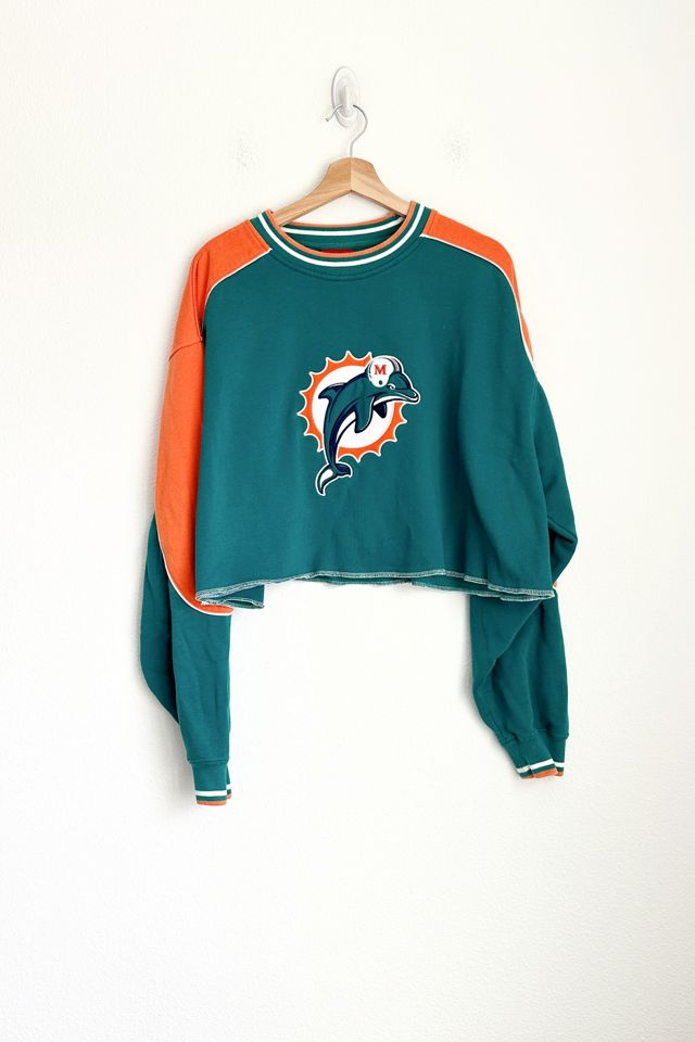 Vintage Reworked Miami Dolphins Crewneck | Urban Outfitters