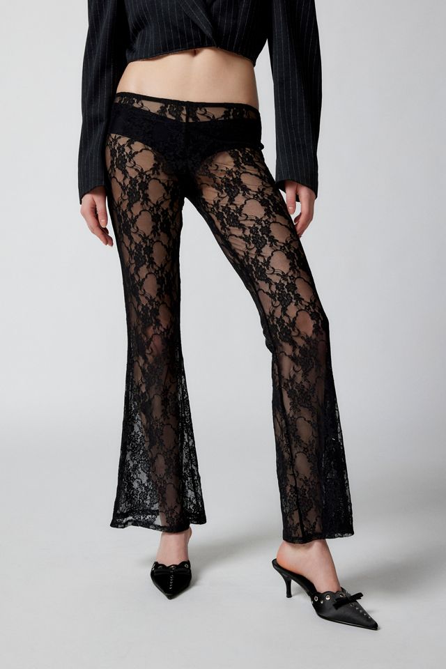 Out From Under Lace Flare Pant